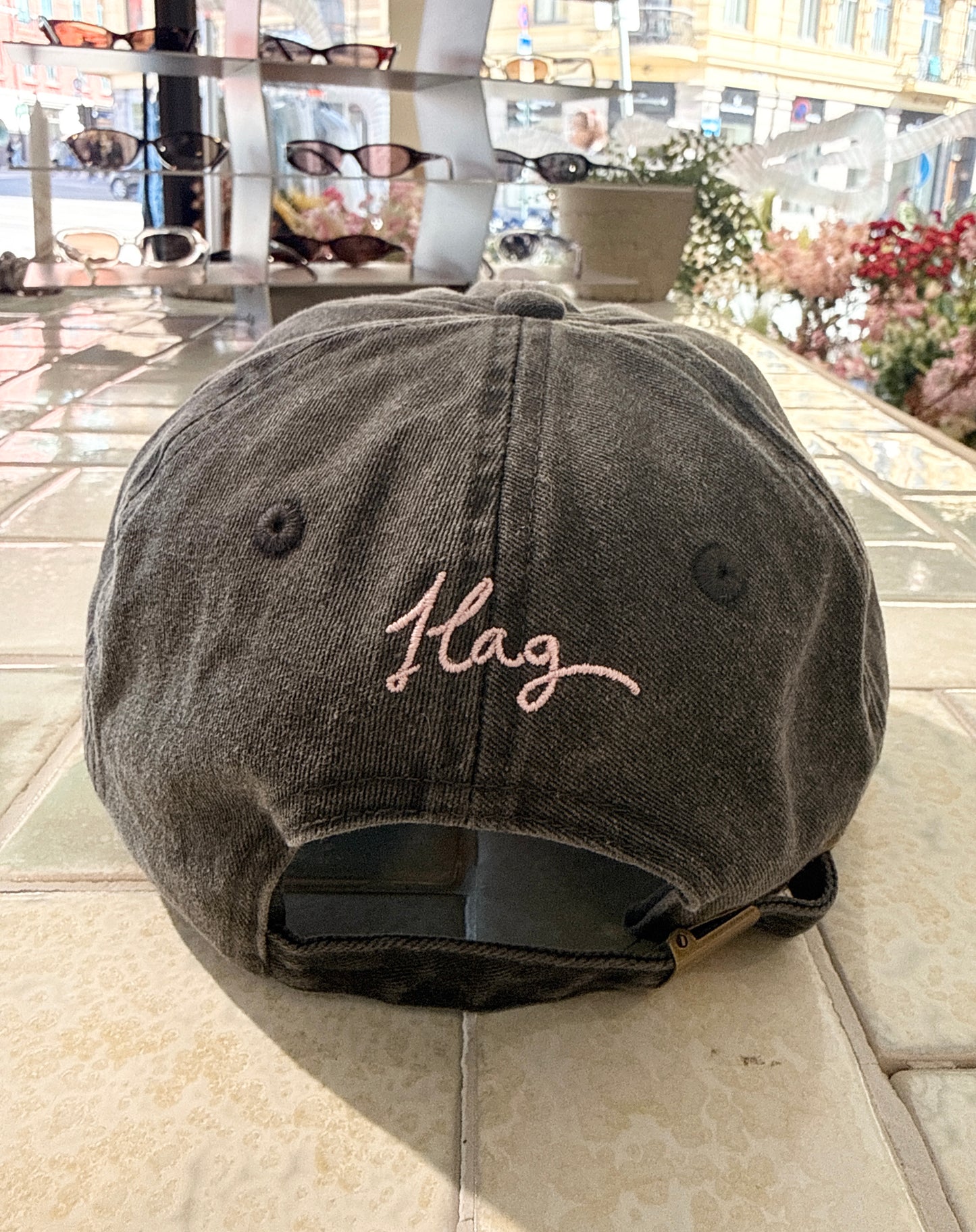 ILAG Fish Black Washed Caps