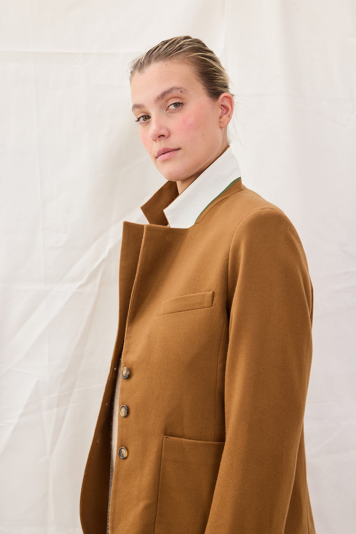 Blazer 4 Wool Camel Re-