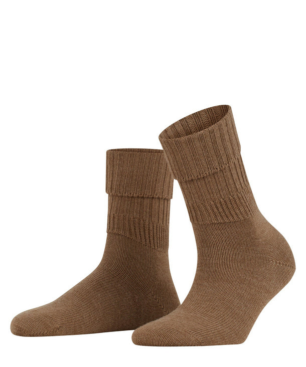 Falke Striggings Rib Socks Nutmeg Mel