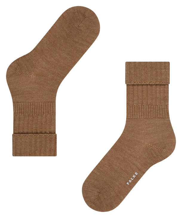 Falke Striggings Rib Socks Nutmeg Mel