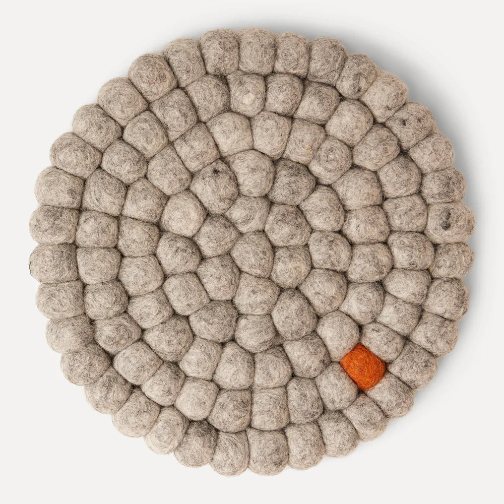 UND Wooldot Coaster Gråstein/molte
