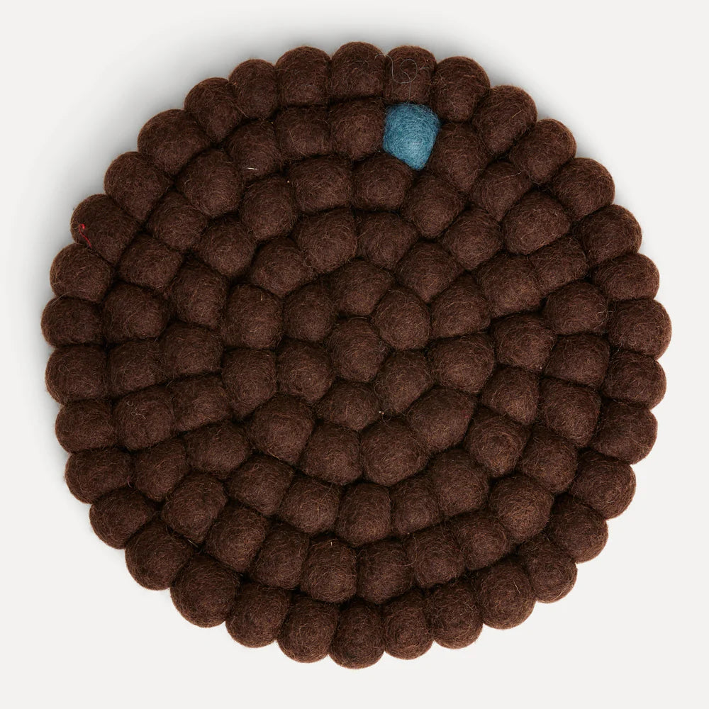 UND Wooldot Coaster Kaffe/isblå