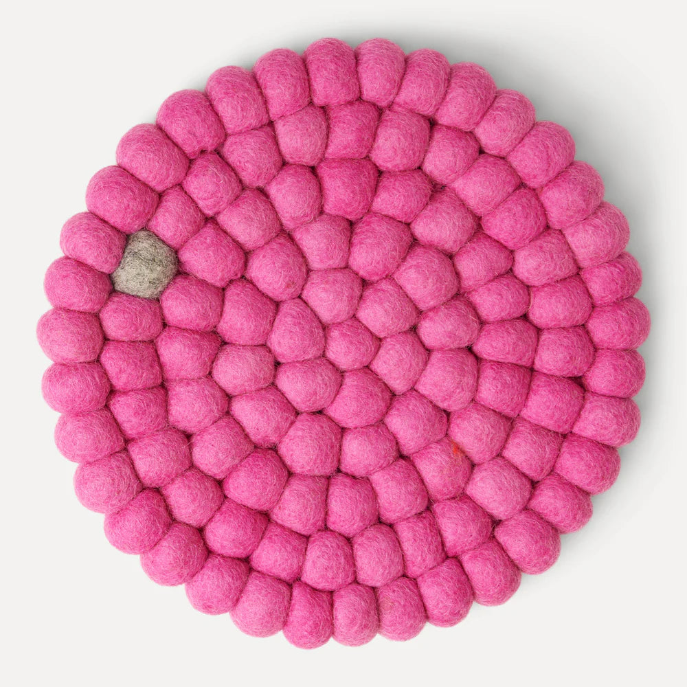 UND Wooldot Coaster Rosa/gråstein