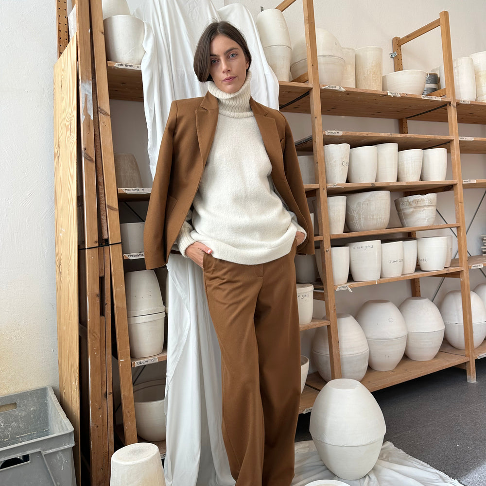 Blazer 4 Wool Camel Re-