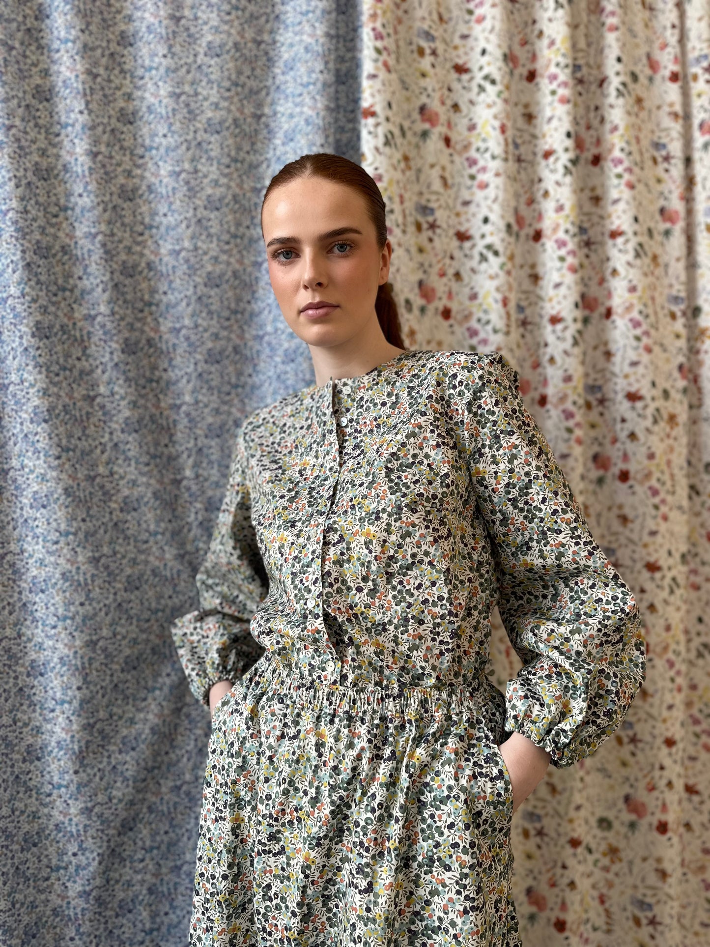 Bluse Vinter Blåbær Liberty