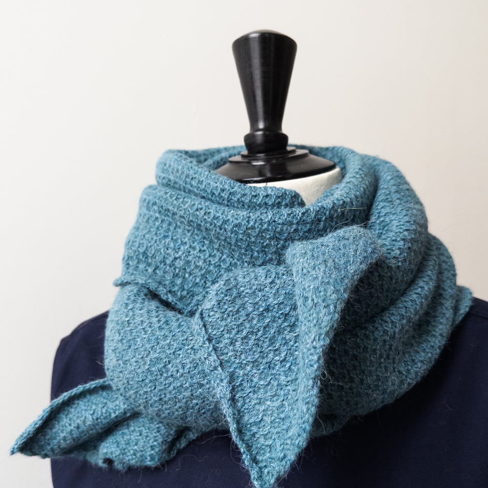 Skjerf Alpakka Teal