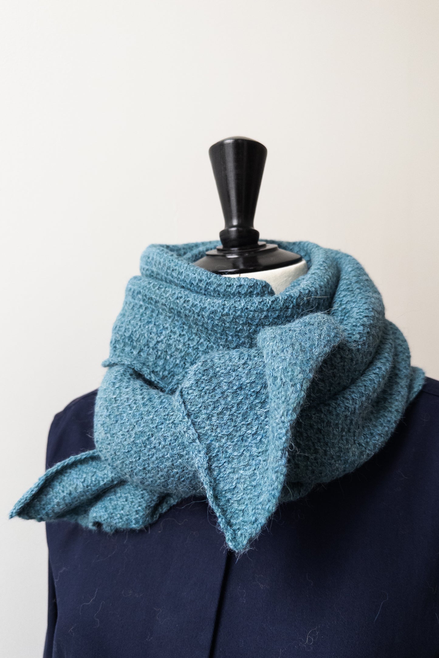 Skjerf Alpakka Teal
