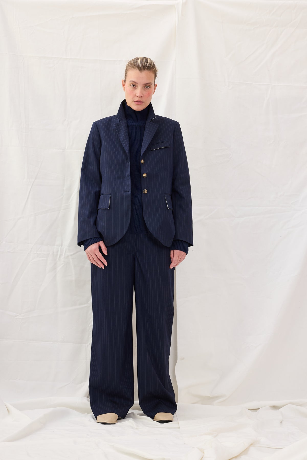Blazer 3 Pinstripe Re-