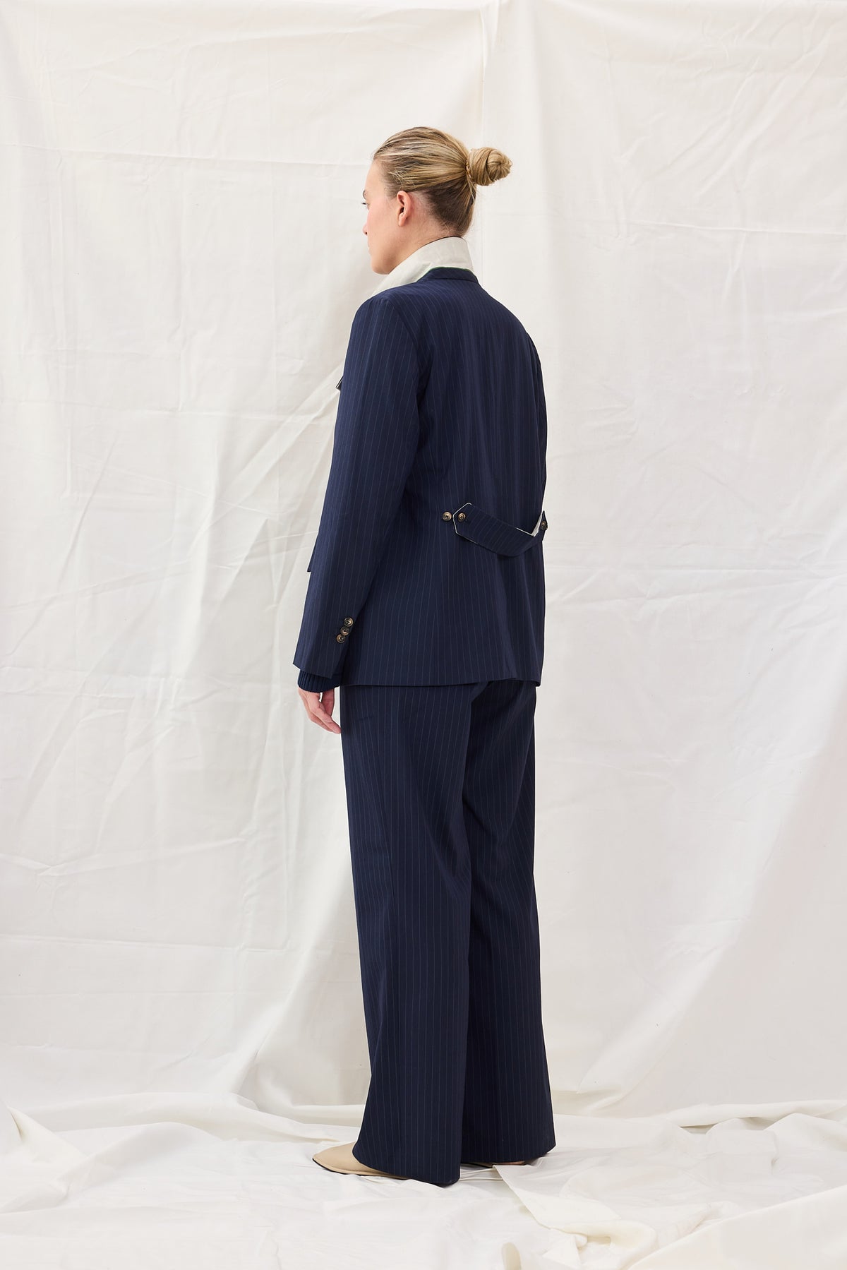 Pant Wide Pinstripe Re-