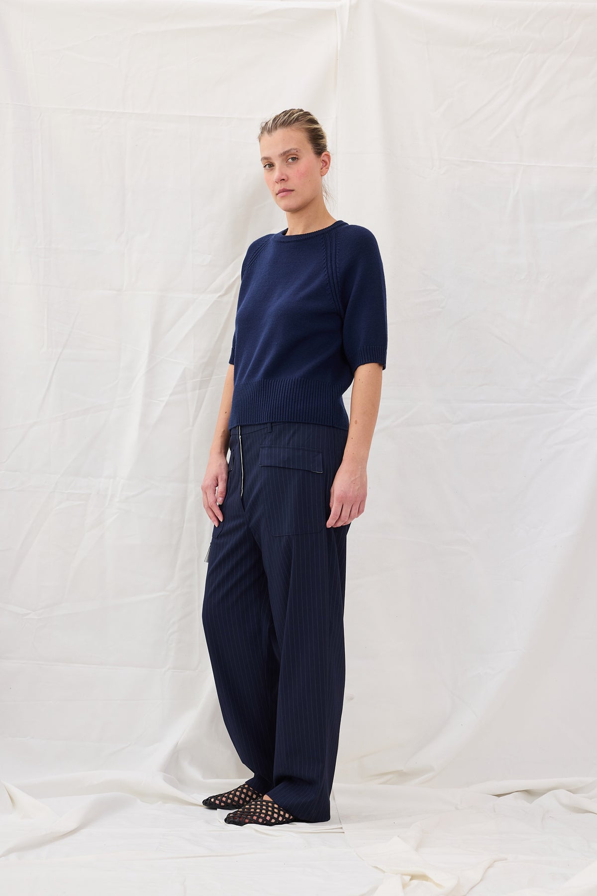 Tee Merino Navy Re-