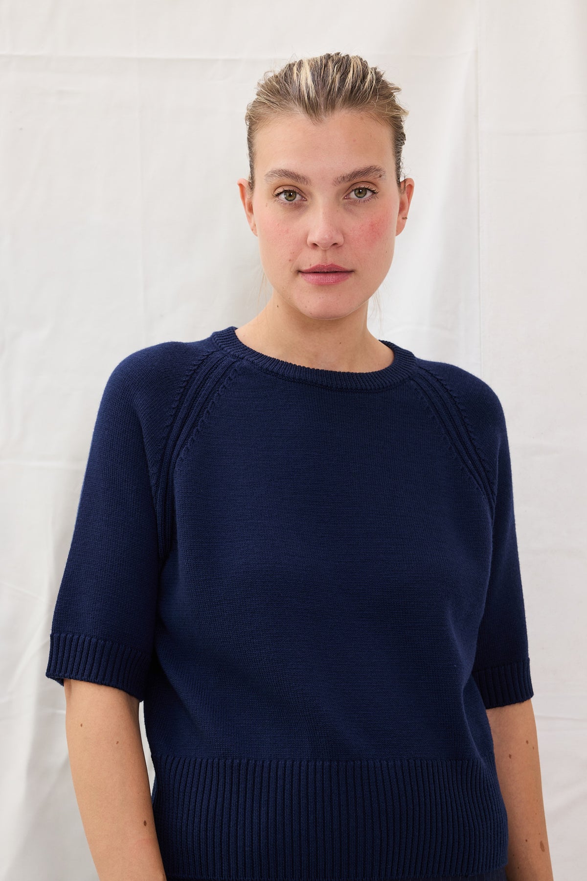 Tee Merino Navy Re-
