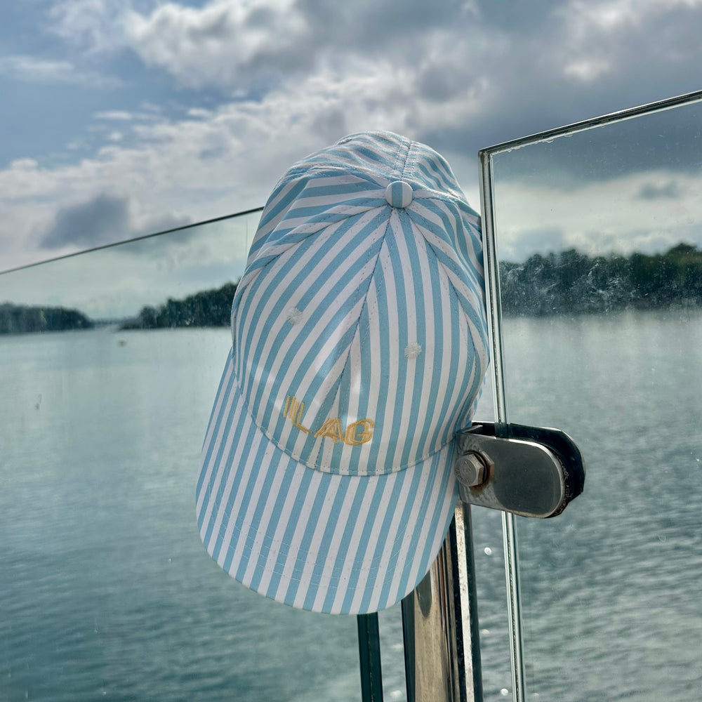 
                      
                        ILAG Islom Blue Stripe Caps
                      
                    