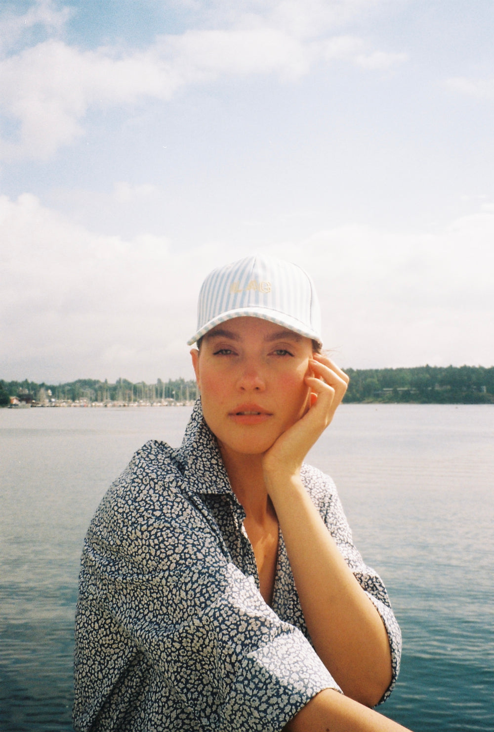 ILAG Islom Blue Stripe Caps