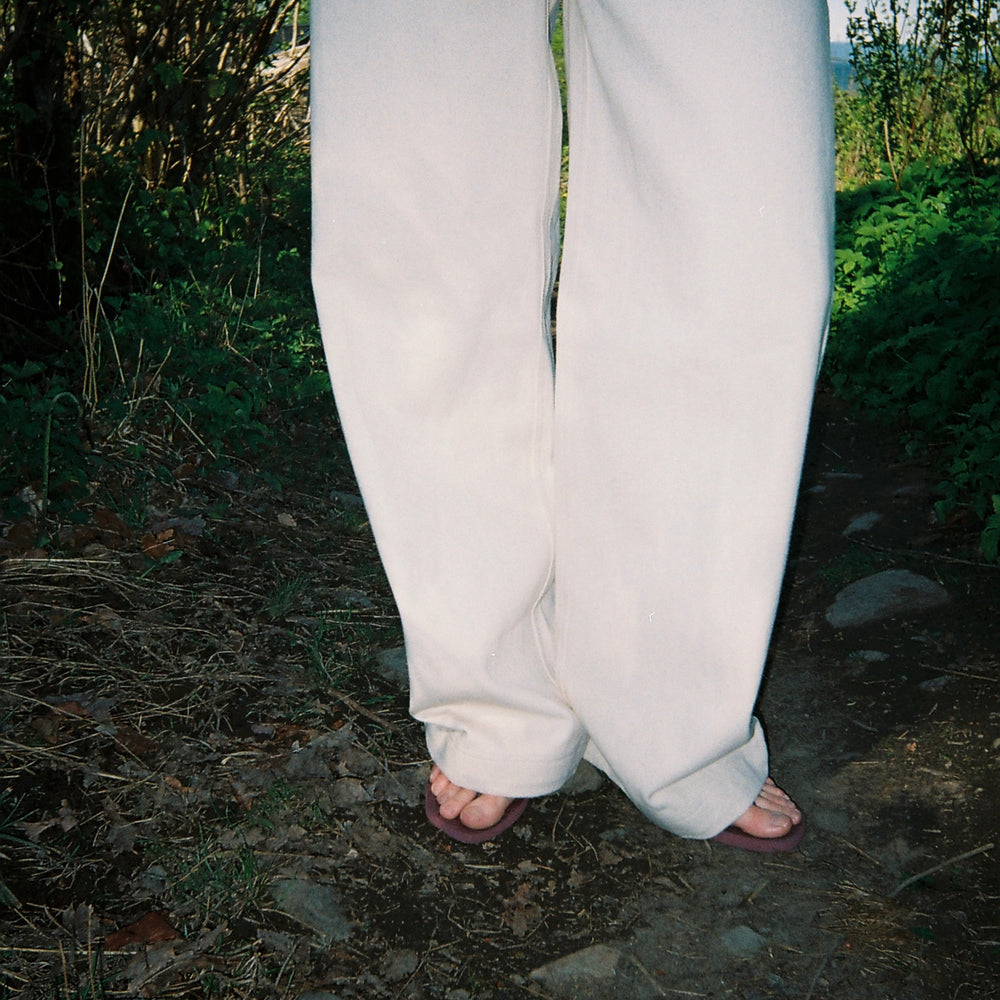 Studio Re- Off-white twill bukser