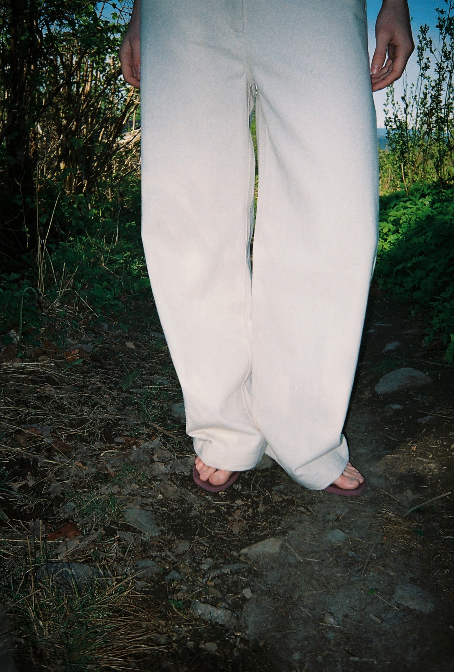 Studio Re- Off-white twill bukser