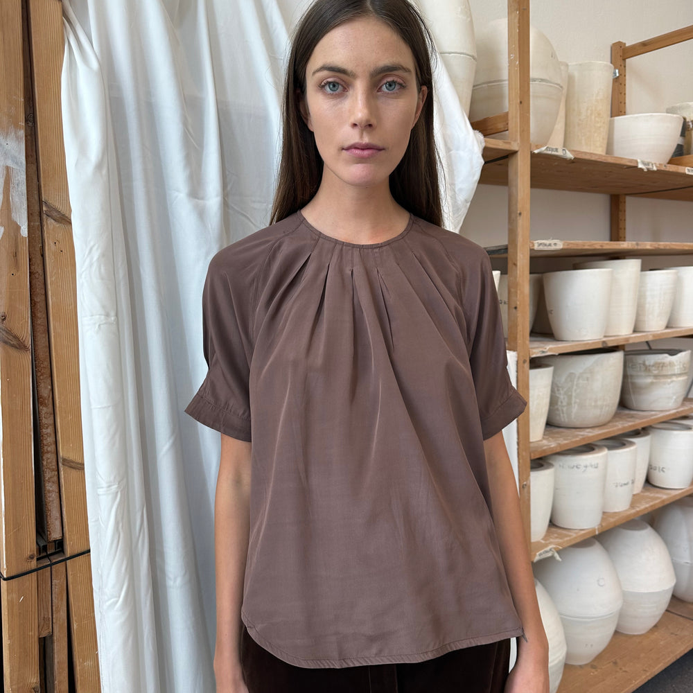 Top Puff Silk Brown Re-