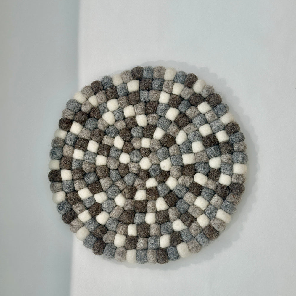 UND Wooldot Thin Coaster Vårfest Grå