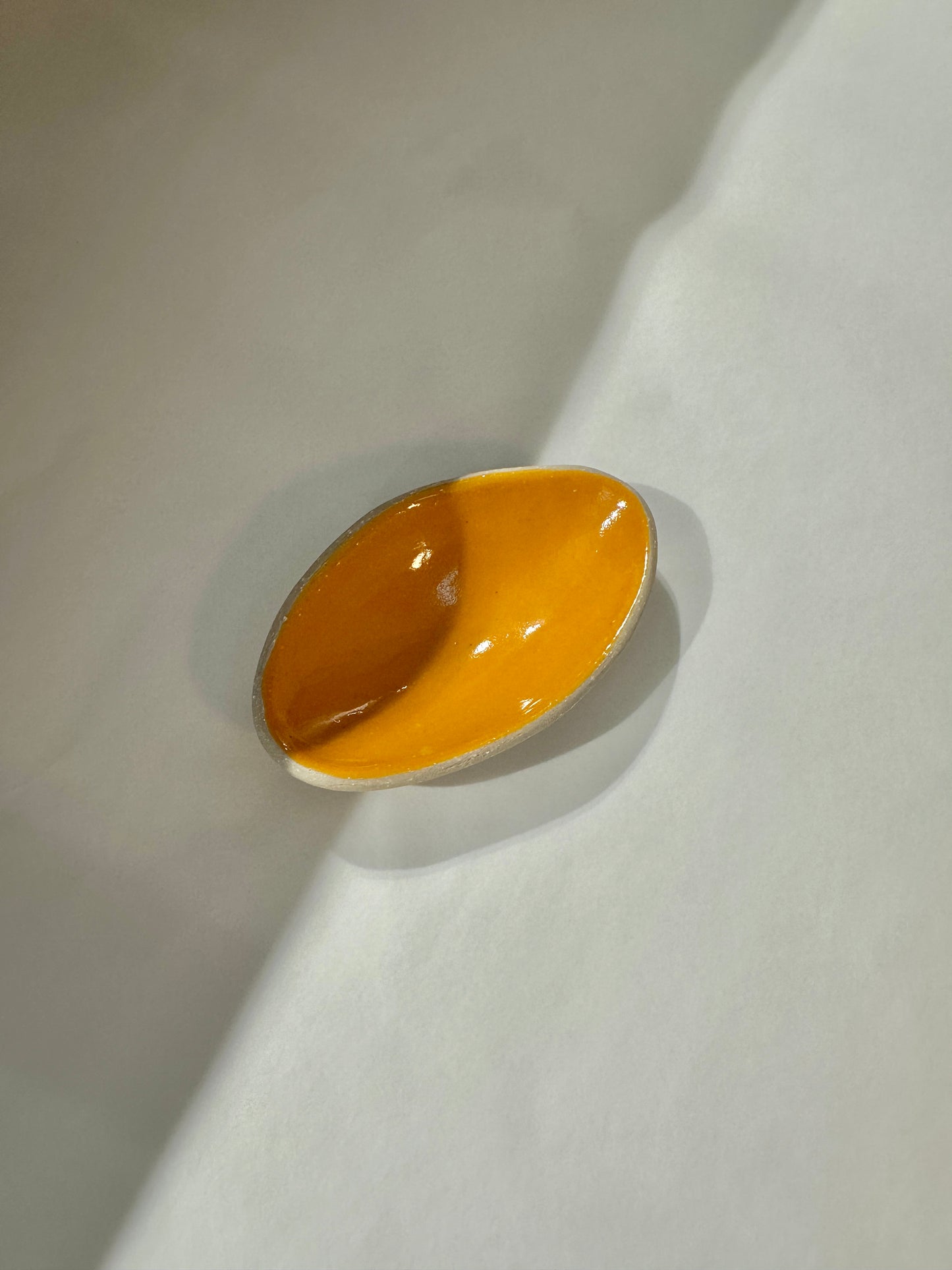 Skål Liten Oval Aprikos