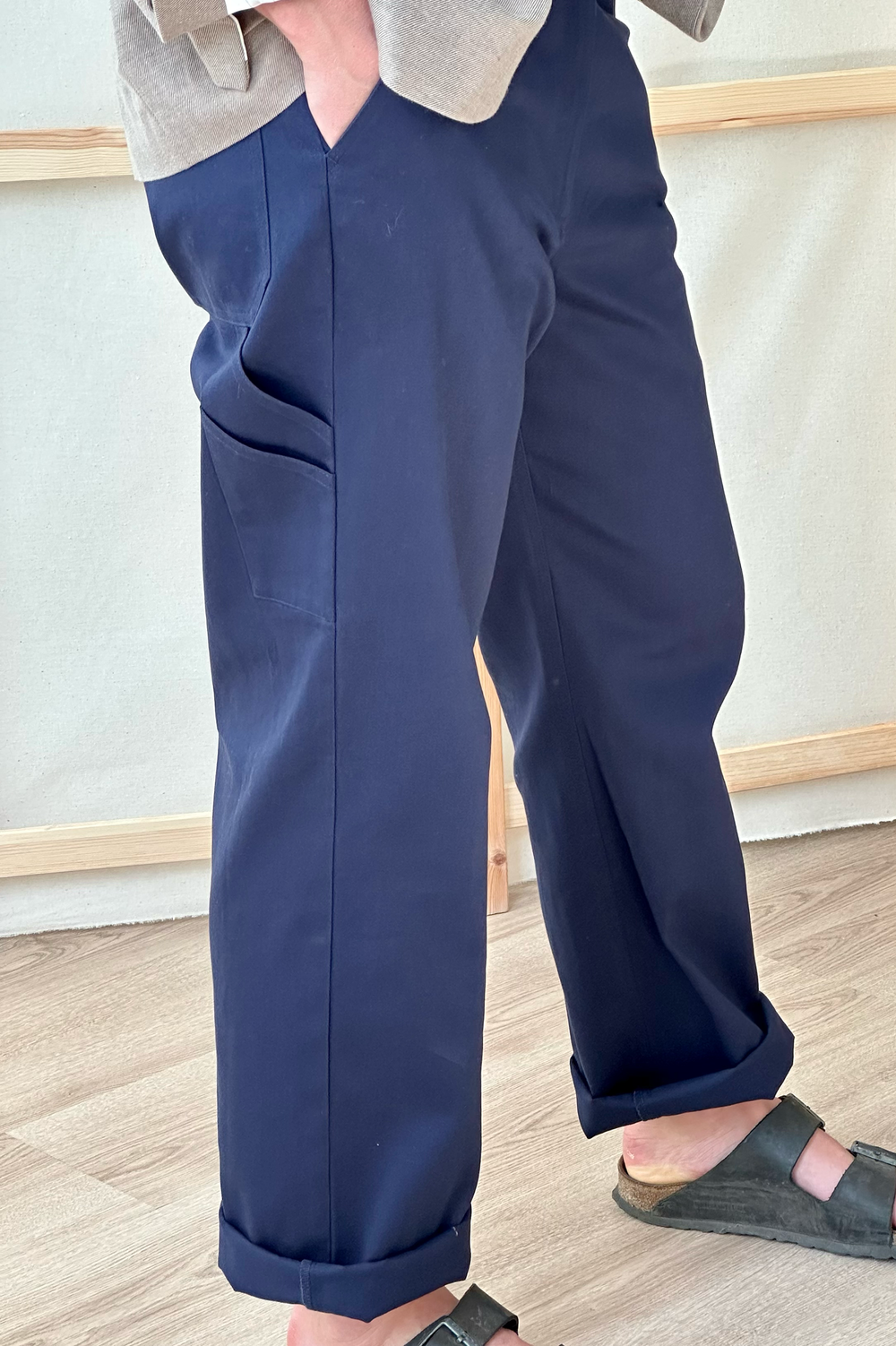 Pant Carpenter Cotton Blue Re-