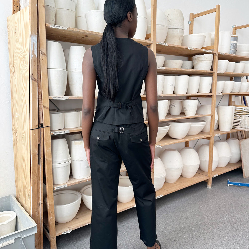 
                      
                        Pant Loose Twill Black Re-
                      
                    