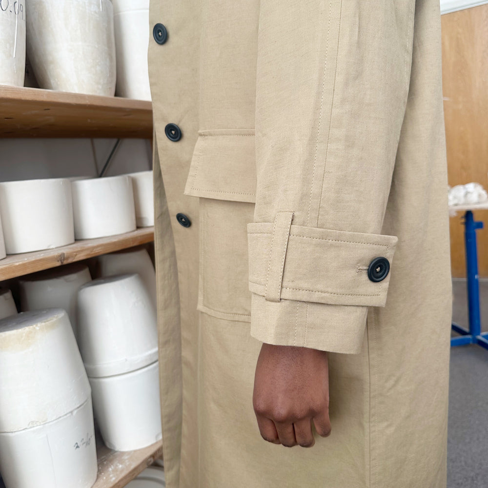 
                      
                        Studio Re- Beige trench
                      
                    