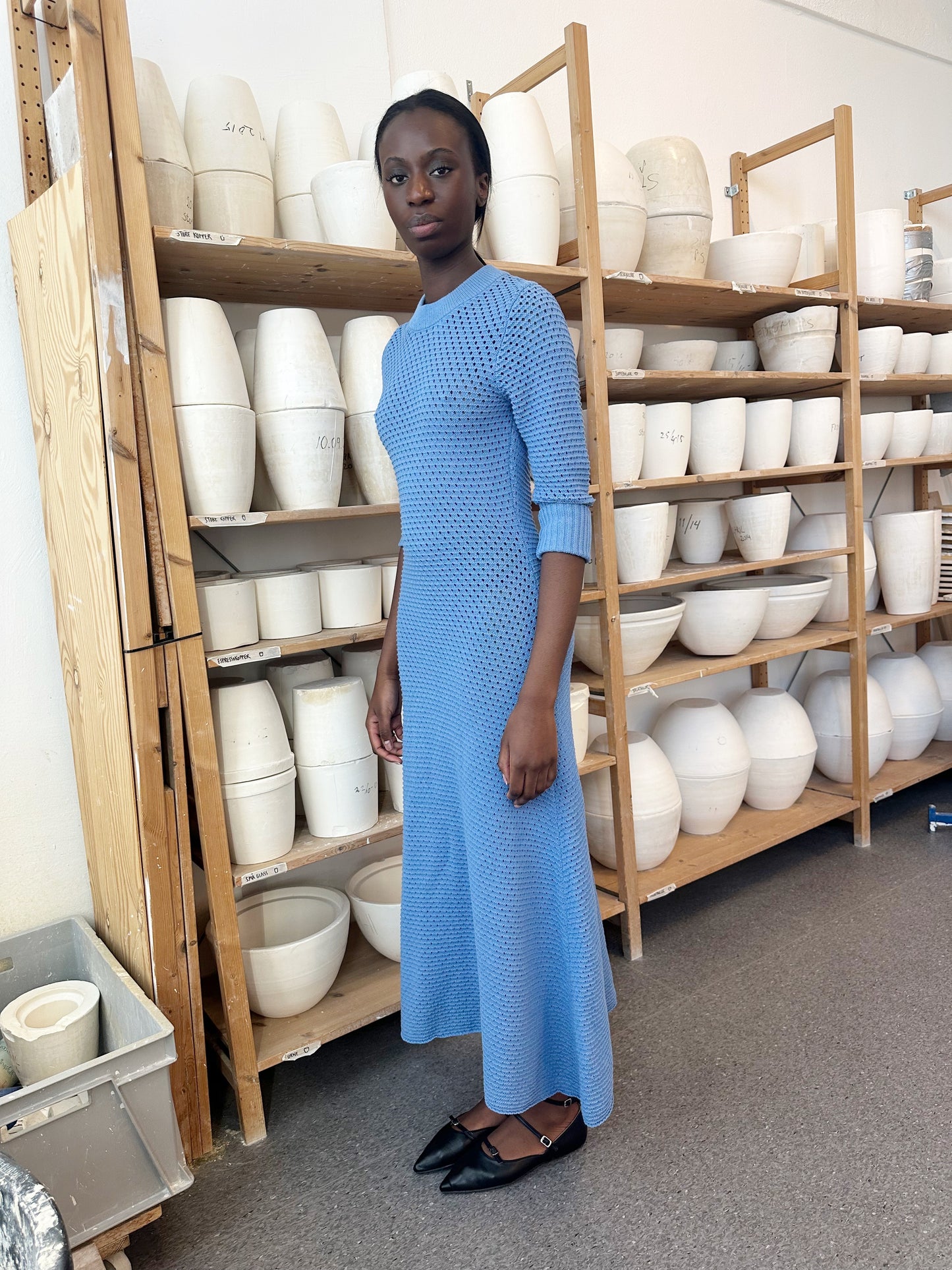 ILAG Ballblom dress Bluebell