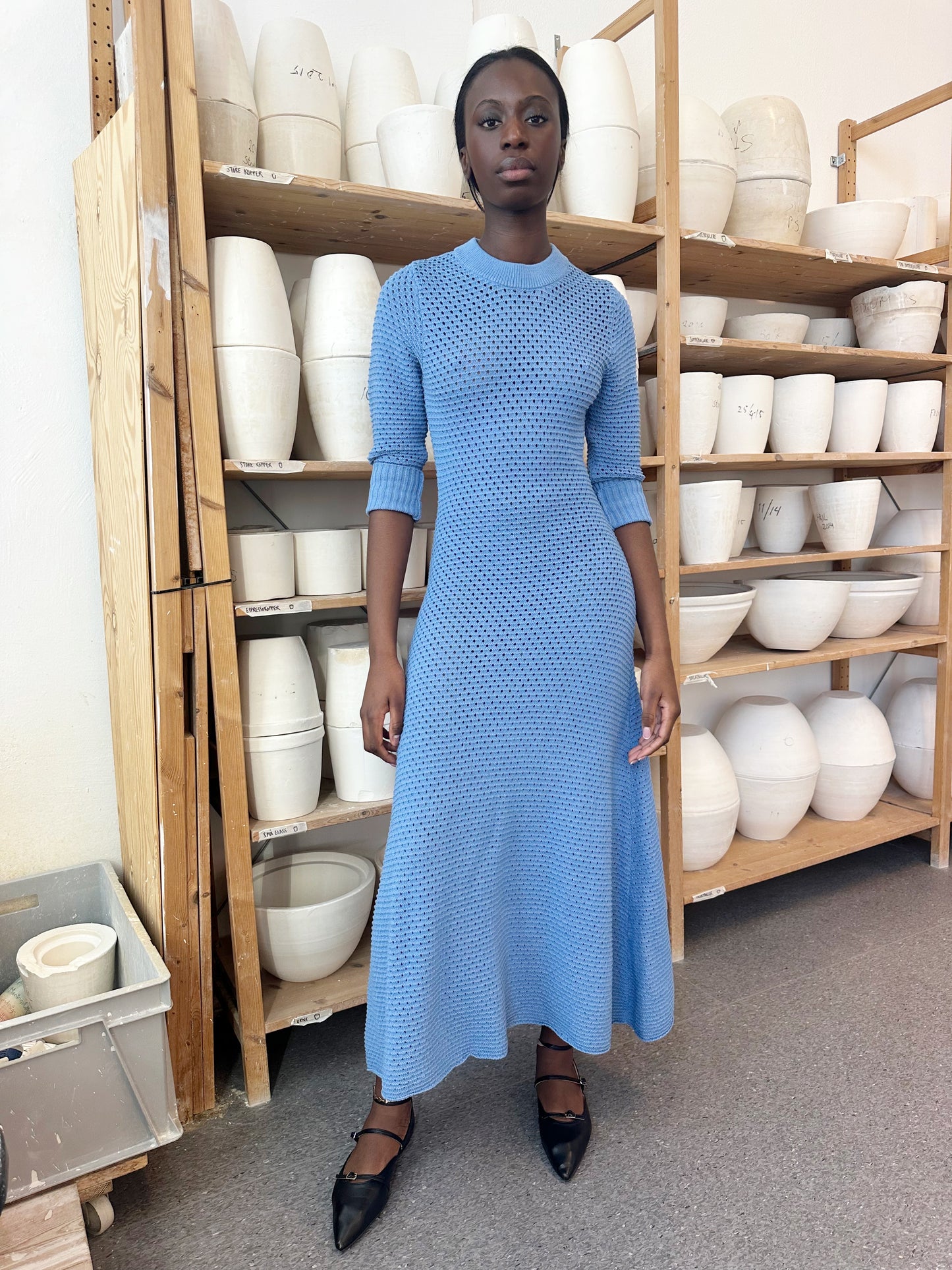 ILAG Ballblom dress Bluebell