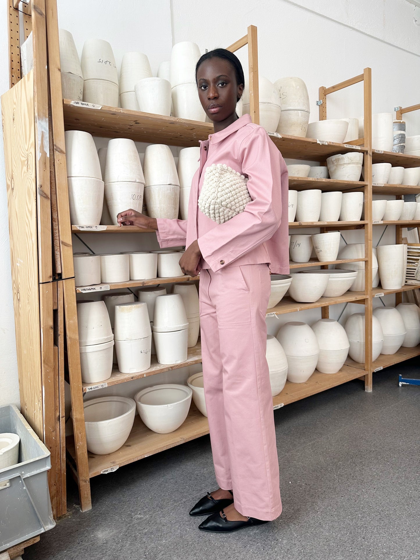 Pant 70´Cotton Pink Re-