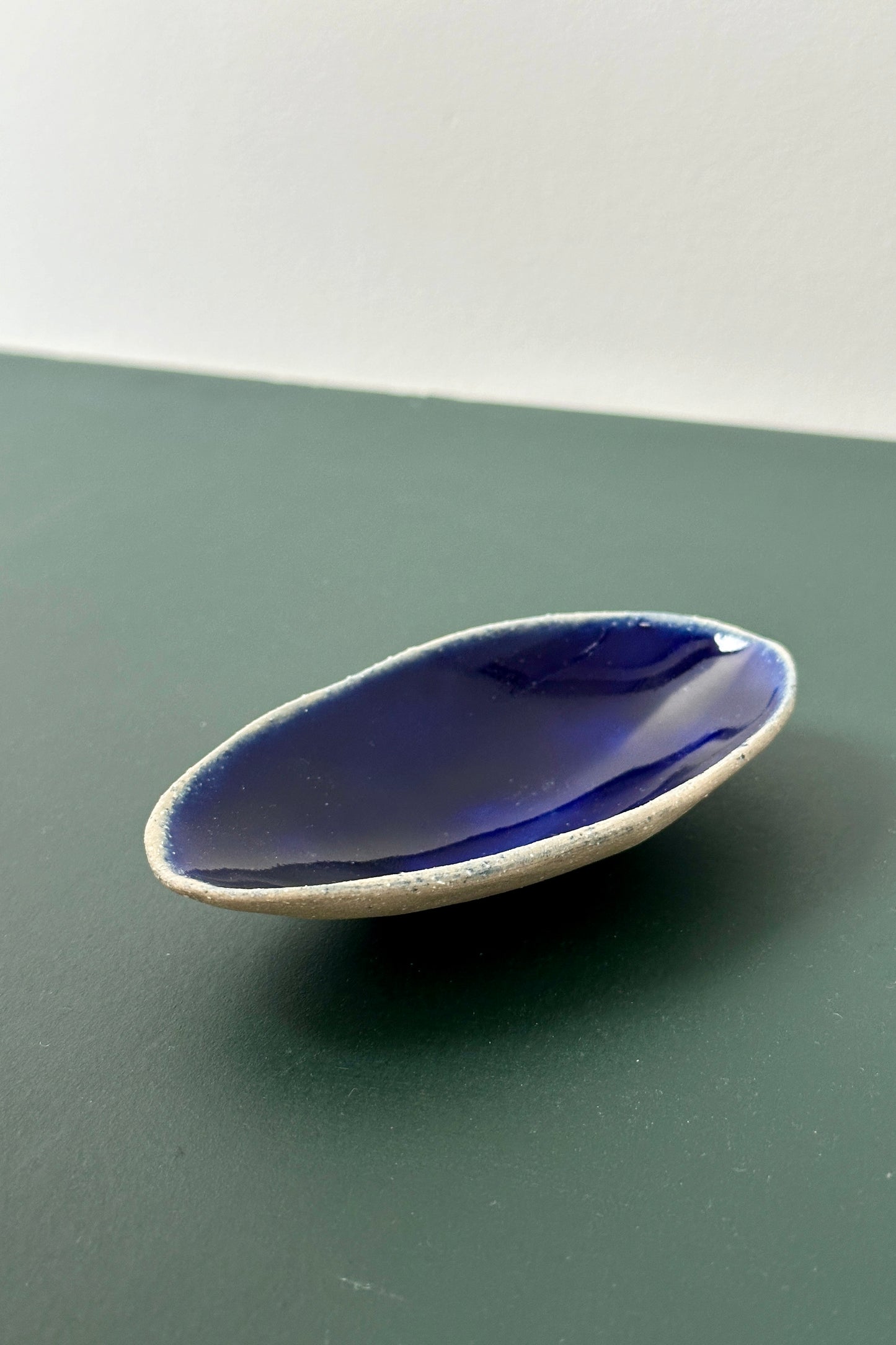 Skål Liten Oval Kobolt