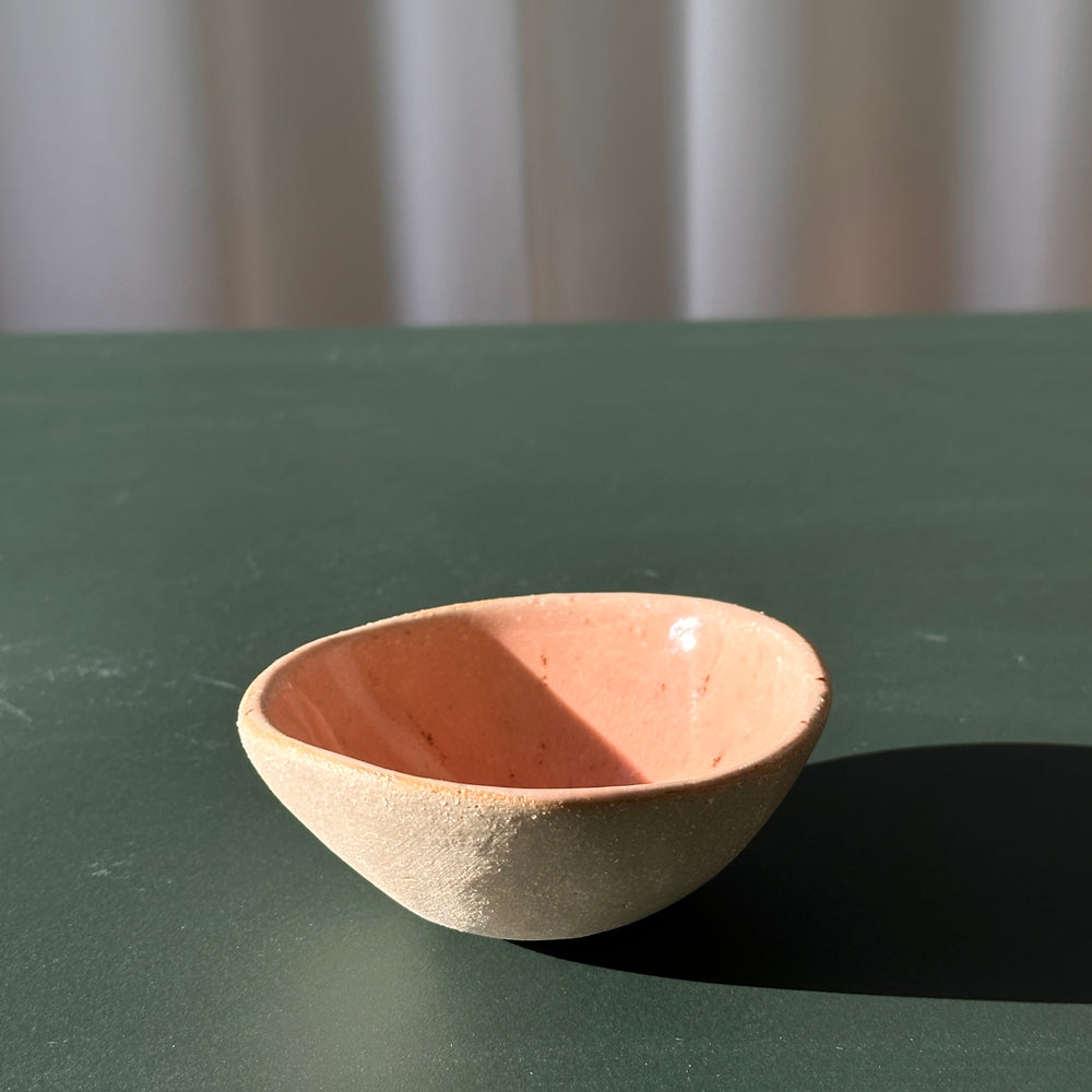 Skål Liten Rund Dus Rosa