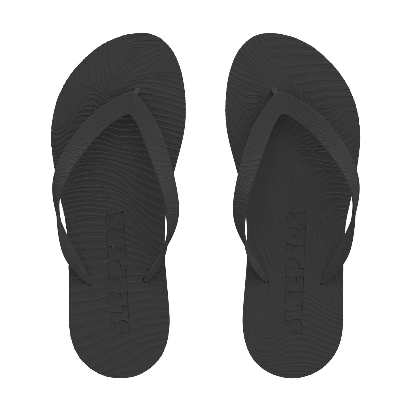 Sleepers Mens Flip Flop Black