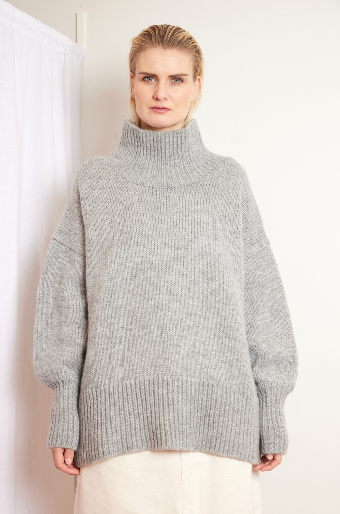 ILAG Frisk summer sweater Grey melange