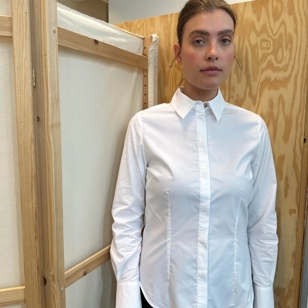 
                      
                        Shirt Slim Cotton White Re-
                      
                    