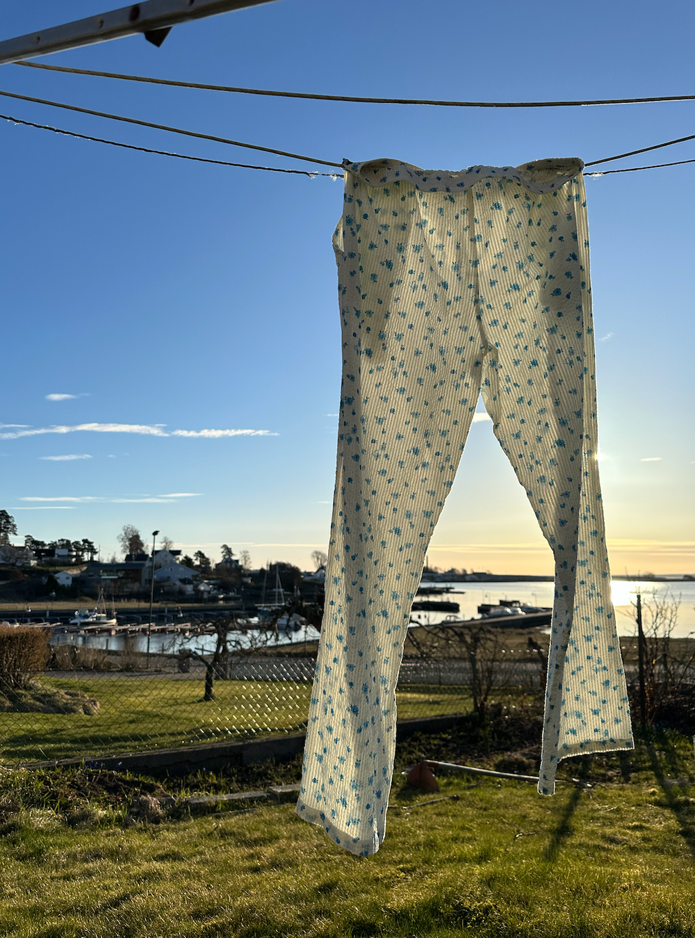 ILAG Lilly Pant Blue Flower Pant