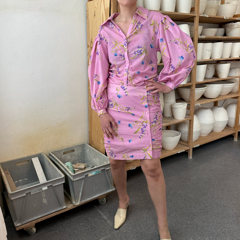 ILAG Skogfiol Skirt Pink Flowers