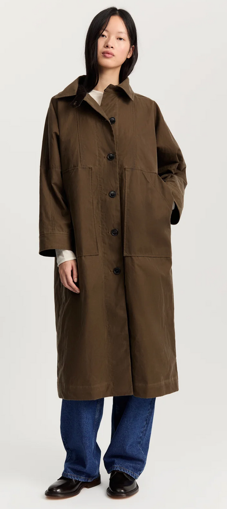 Aiayu Jay Coat Oilskin