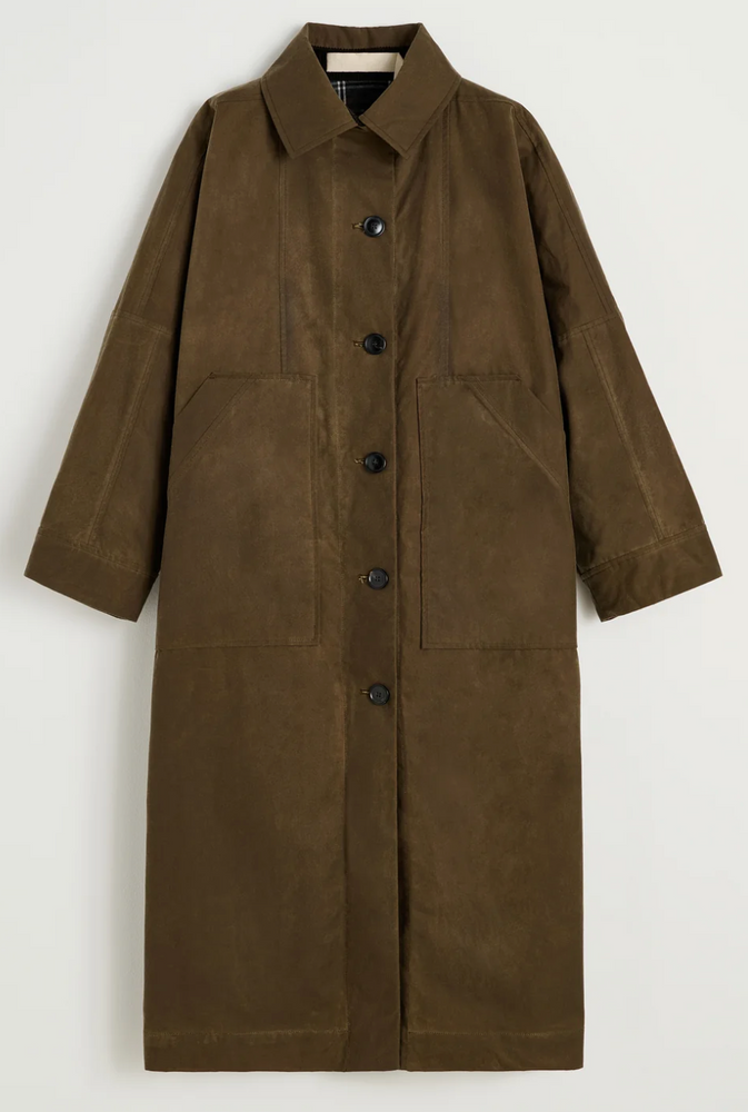 Aiayu Jay Coat Oilskin