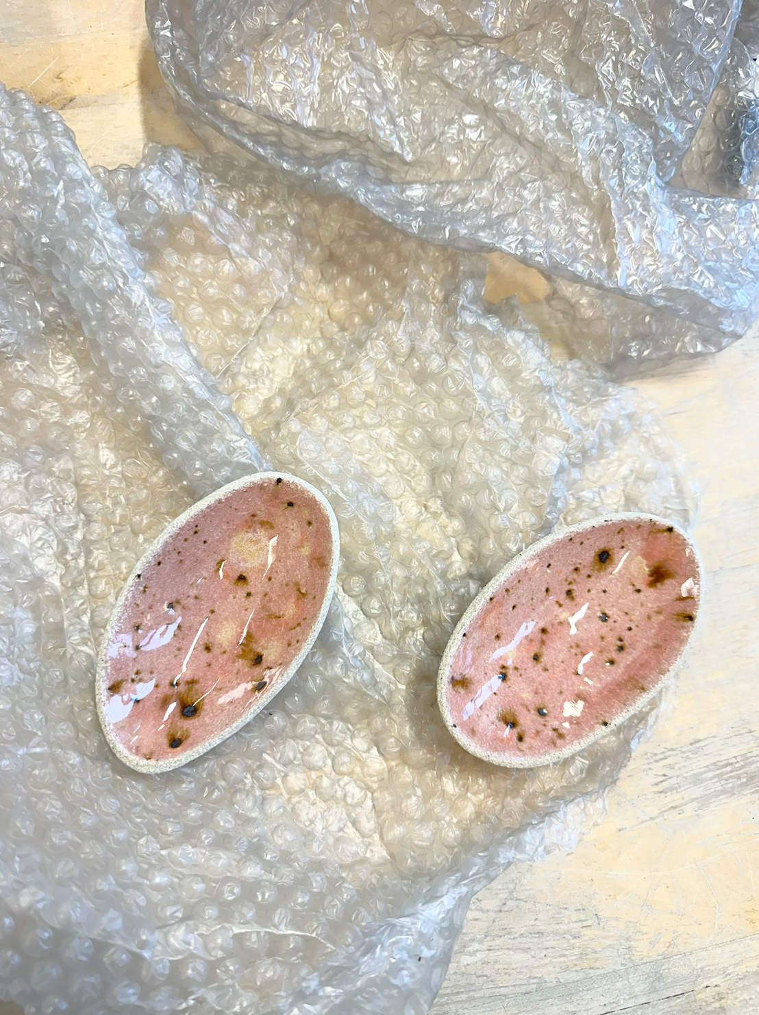 Skål Liten Oval Rosa
