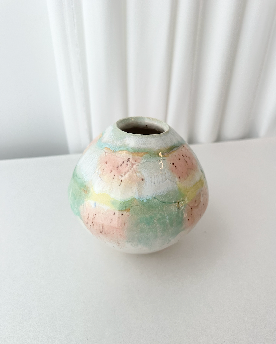 Vase Perle Liten Pasteller 04
