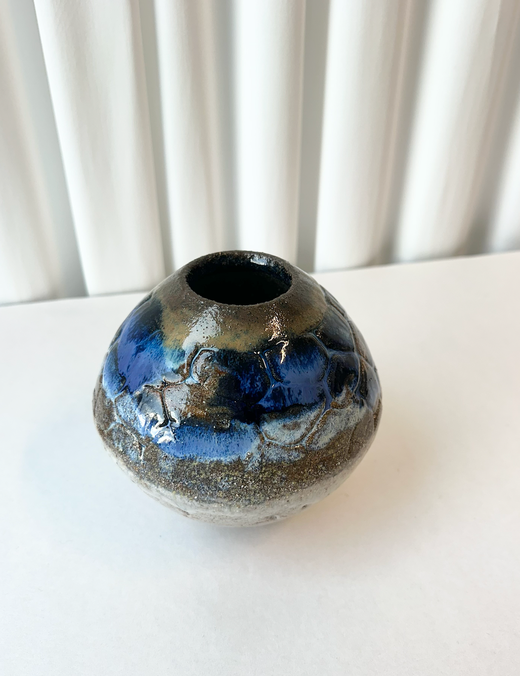 Vase Perle Liten Kongeblå 01