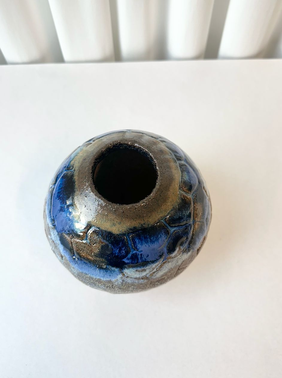 Vase Perle Liten Kongeblå 01