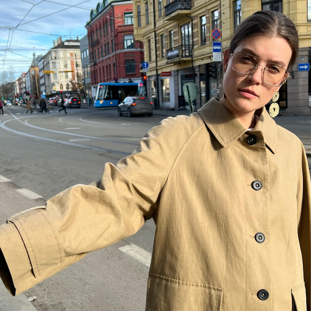 
                      
                        Studio Re- Beige trench
                      
                    