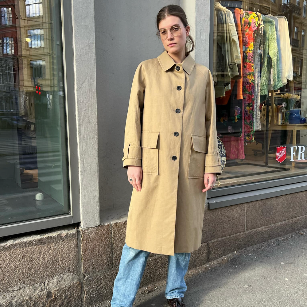 
                      
                        Studio Re- Beige trench
                      
                    