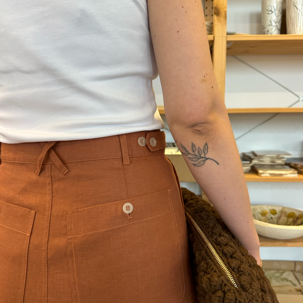 
                      
                        Skirt Thao Linen Rust Re-
                      
                    