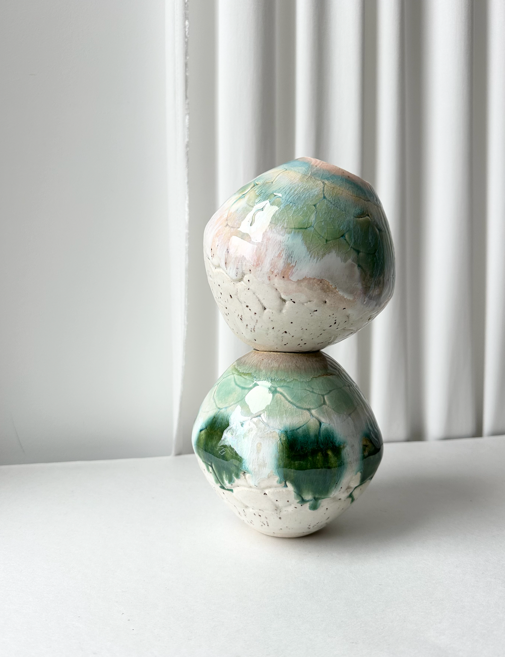 Vase Perle Liten Grønn 02