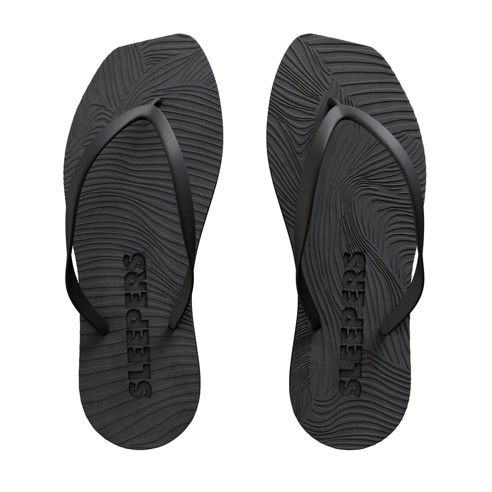 Sleepers Tapered Flip Flop Black