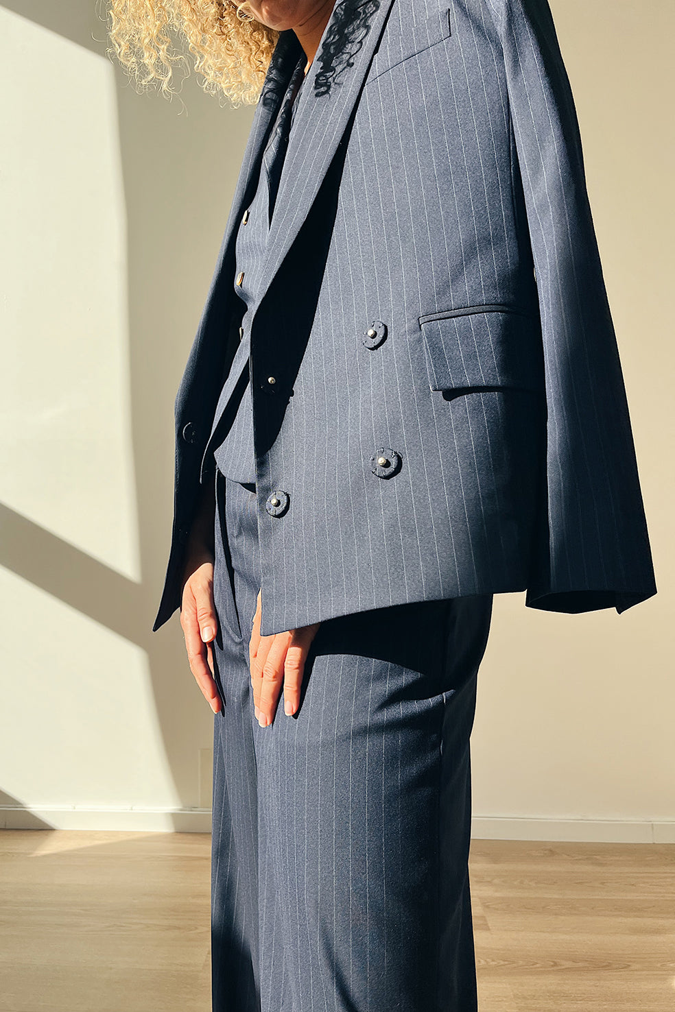 Studio Re- Pinstripe blazer og bukse