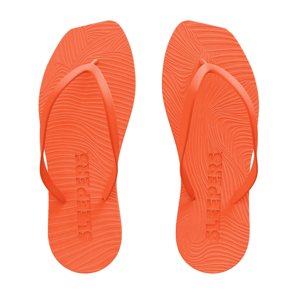 Sleepers Tapered Flip Flop Orange