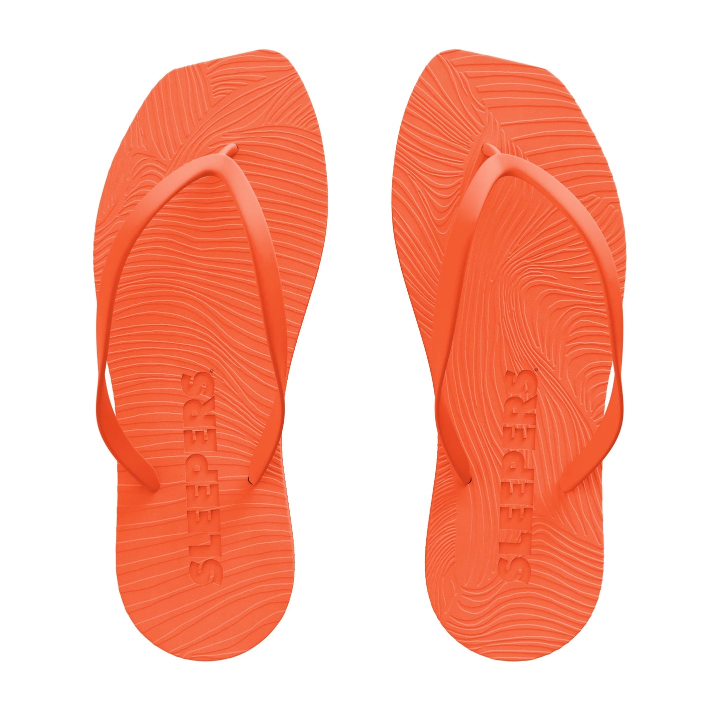 Sleepers Tapered Flip Flop Orange