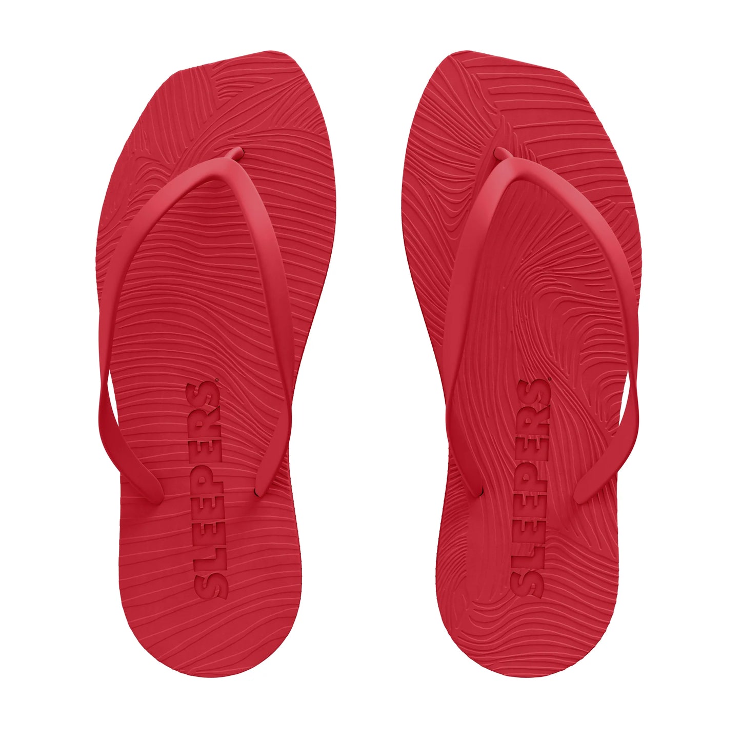 Sleepers Tapered Flip Flop Red
